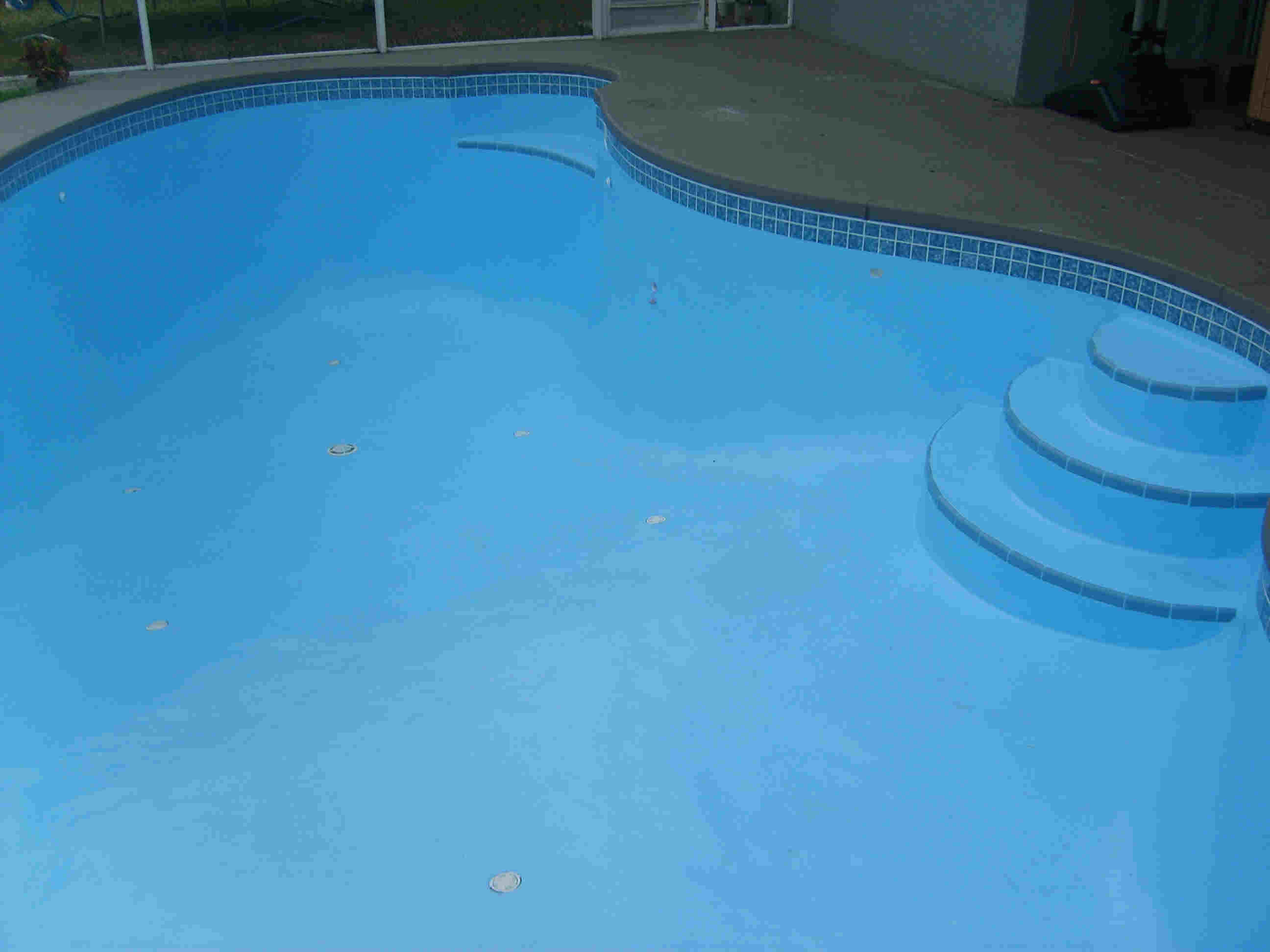 Ultra Poly One Coat - Hybrid Epoxy Paint, for pools and spas. AFTER