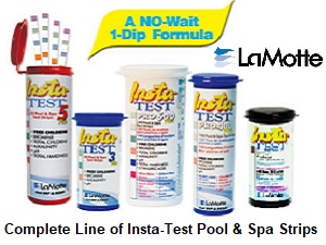 LaMotte Insta-Test Strips, for Pools and Spas.