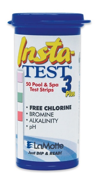 Insta-Test 3 Plus Test Strips for pools and spas.